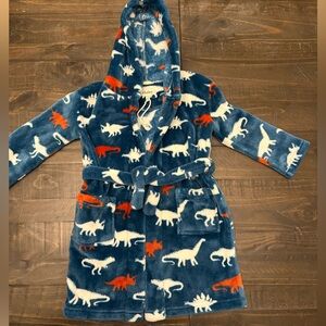 Hatley Fleece Robe Dinosaurs Size 4/5